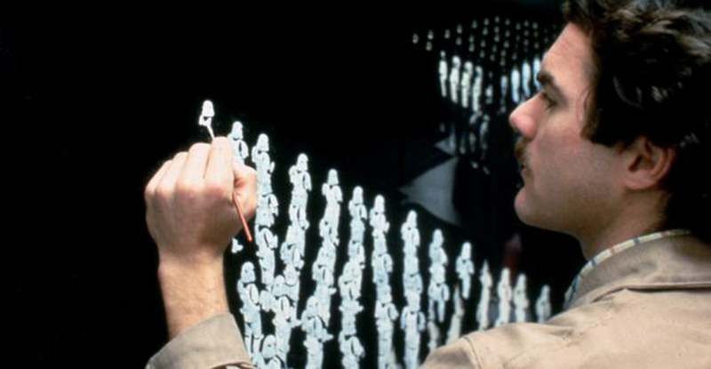 Illustration for article titled AsĂ se hicieron los matte paintings de la primera trilogĂa de Star Wars